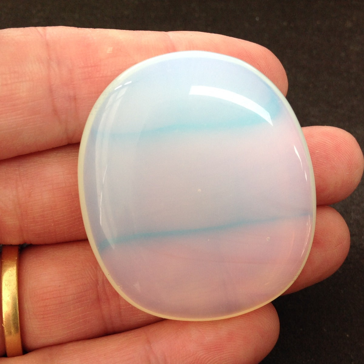 Pocket Palm Stone - Opalite Pocket Palm Stone - Opalite